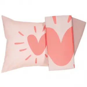 4854 Σετ Σεντόνια Baby Smile Digital Κούνιας 125X170 Γκρι Σομόν Das Home