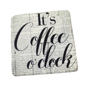 Σουβερ Σετ/6 Τετράγωνο "Coffee" 9.5Χ9.5Εκ. Espiel