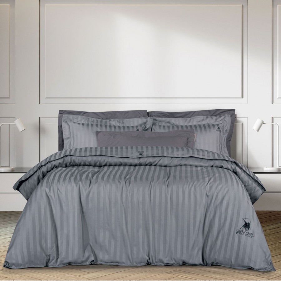 2152 Σετ Σεντόνια Υπέρδιπλα 240X270 Ανθρακί Greenwich Polo Club