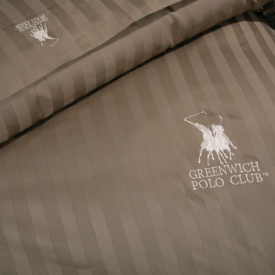 2156 Σετ Σεντόνια Υπέρδιπλα 240X270 Χακί Greenwich Polo Club