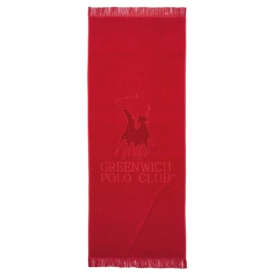 3657 Πετσέτα Θαλάσσης 70X170 Κόκκινο Greenwich Polo Club