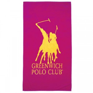 3787 Πετσέτα Θαλάσσης 90X170 Φούξια Greenwich Polo Club