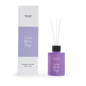 Αρωματικό Χώρου Με Στικς Lotus White Sage 130 ml Purple Nef-Nef