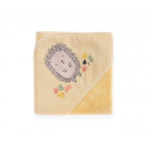 Βρεφική Κάπα Cute Hedgehog 75X75 Yellow Nef-Nef