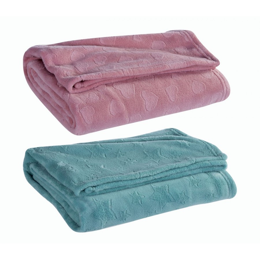 Βρεφική Κουβέρτα Fleece Αγκαλιάς Nap Aqua 80X110 Nef-Nef