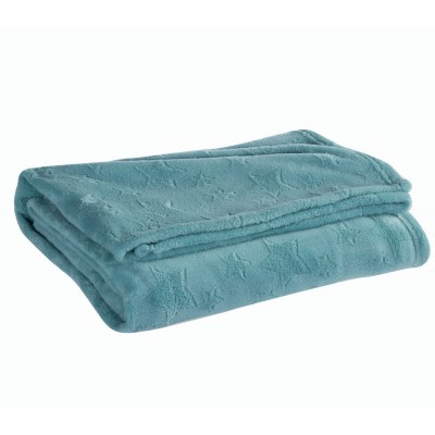 Βρεφική Κουβέρτα Fleece Κούνιας Nap Aqua 110X150 Nef-Nef