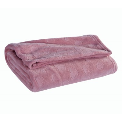 Βρεφική Κουβέρτα Fleece Κούνιας Nap Rose 110X150 Nef-Nef