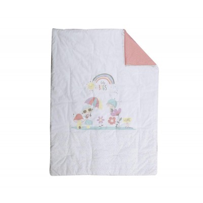 Βρεφικό Κουβερλί Baby Bugs 110X140 White Nef-Nef