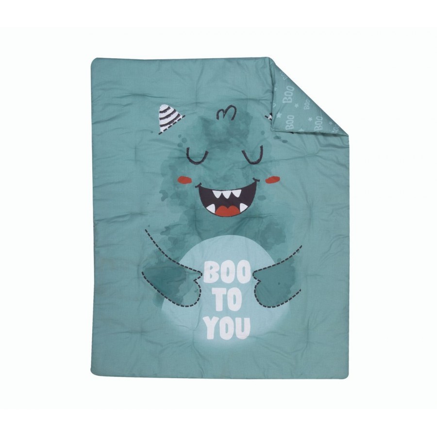 Βρεφικό Πάπλωμα Monstermania Boy Petrol 110X140 Nef-Nef