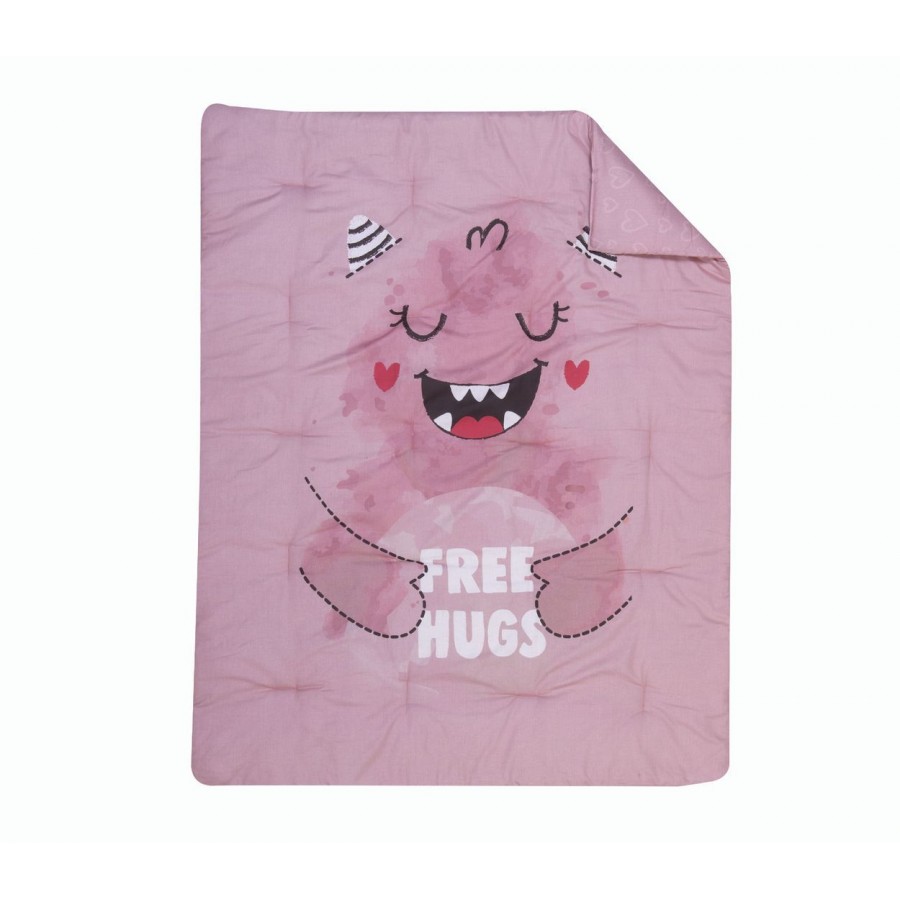 Βρεφικό Πάπλωμα Monstermania Girl Pink 110X140 Nef-Nef