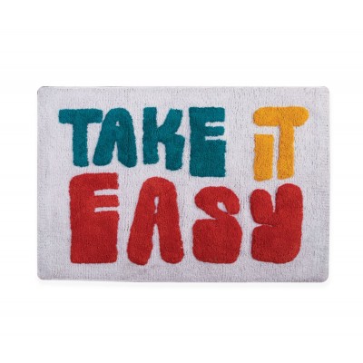 Χαλάκι Μπάνιου Take It Easy 60X90 White Nef-Nef