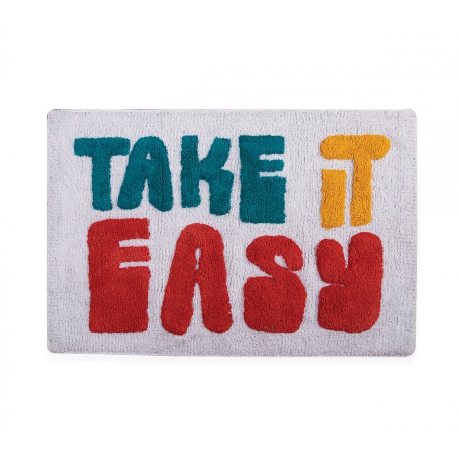 Χαλάκι Μπάνιου Take It Easy 60X90 White Nef-Nef