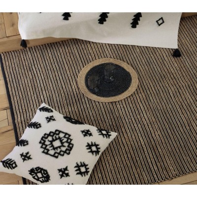 Χαλί Juten 160X230 Black Natural Nef-Nef Χαλί Juten 160X230 Black Natural Nef-Nef