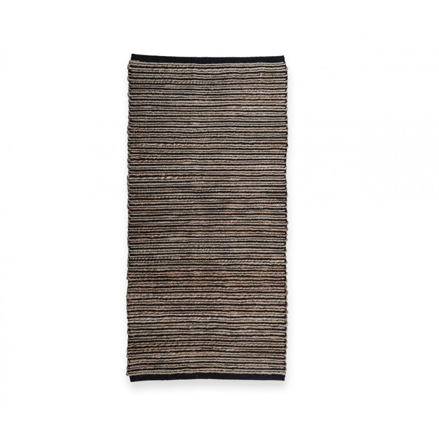 Χαλί Juten 70X140 Black Natural Nef-Nef