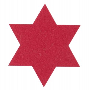 Χριστουγεννιάτικο Σουπλά Felt Star 2Τμχ Red 40X40 Nef-Nef