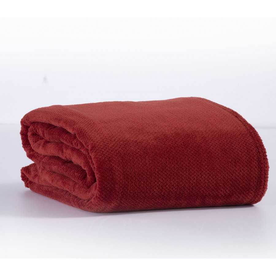 Κουβέρτα Fleece Μονή Record 23 Paprica 160X220 Nef-Nef