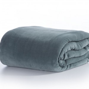 Κουβέρτα Fleece Υπέρδιπλη Cosy Dusty Blue 220X240 Nef-Nef