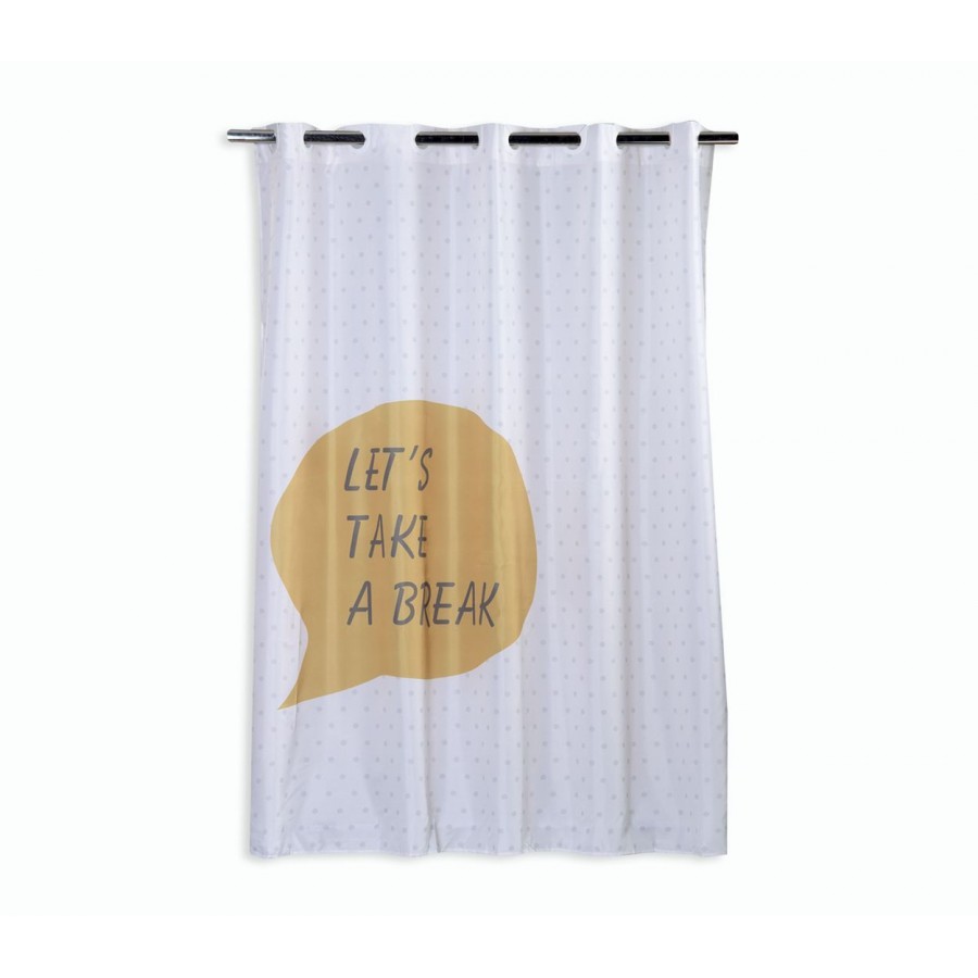 Κουρτίνα Μπάνιου Friday Yellow 180X200 Nef-Nef