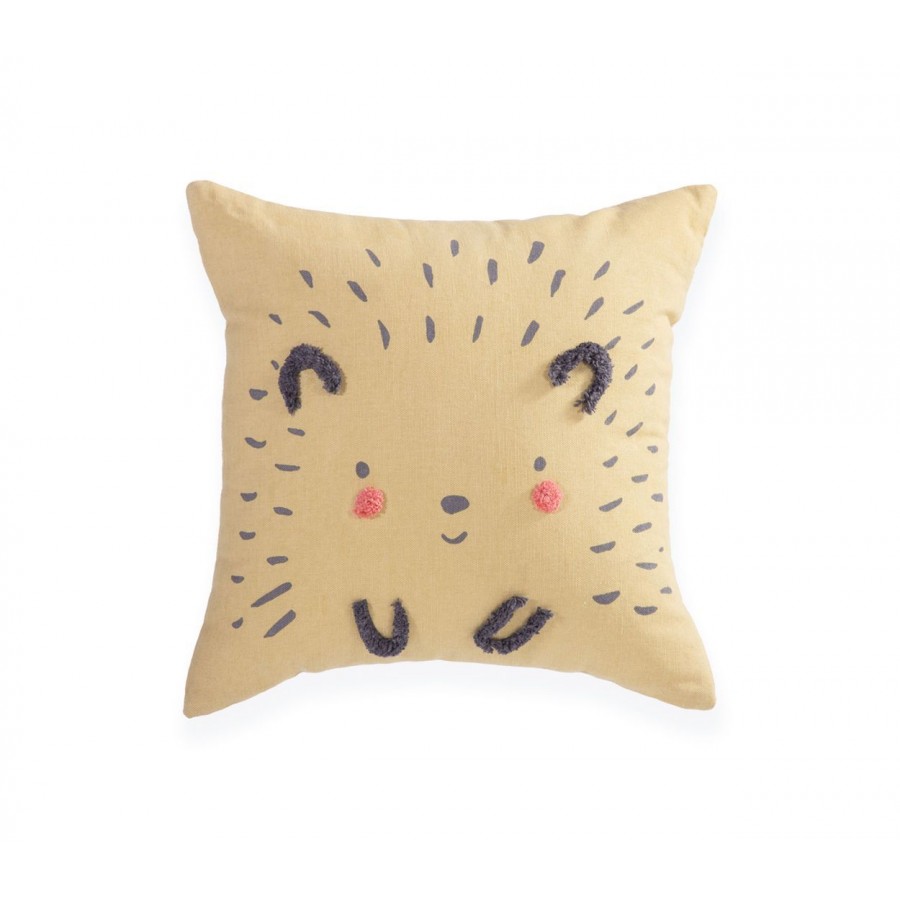 Μαξιλάρι Διακοσμητικό Cute Hedgehog 35X35 Yellow Nef-Nef