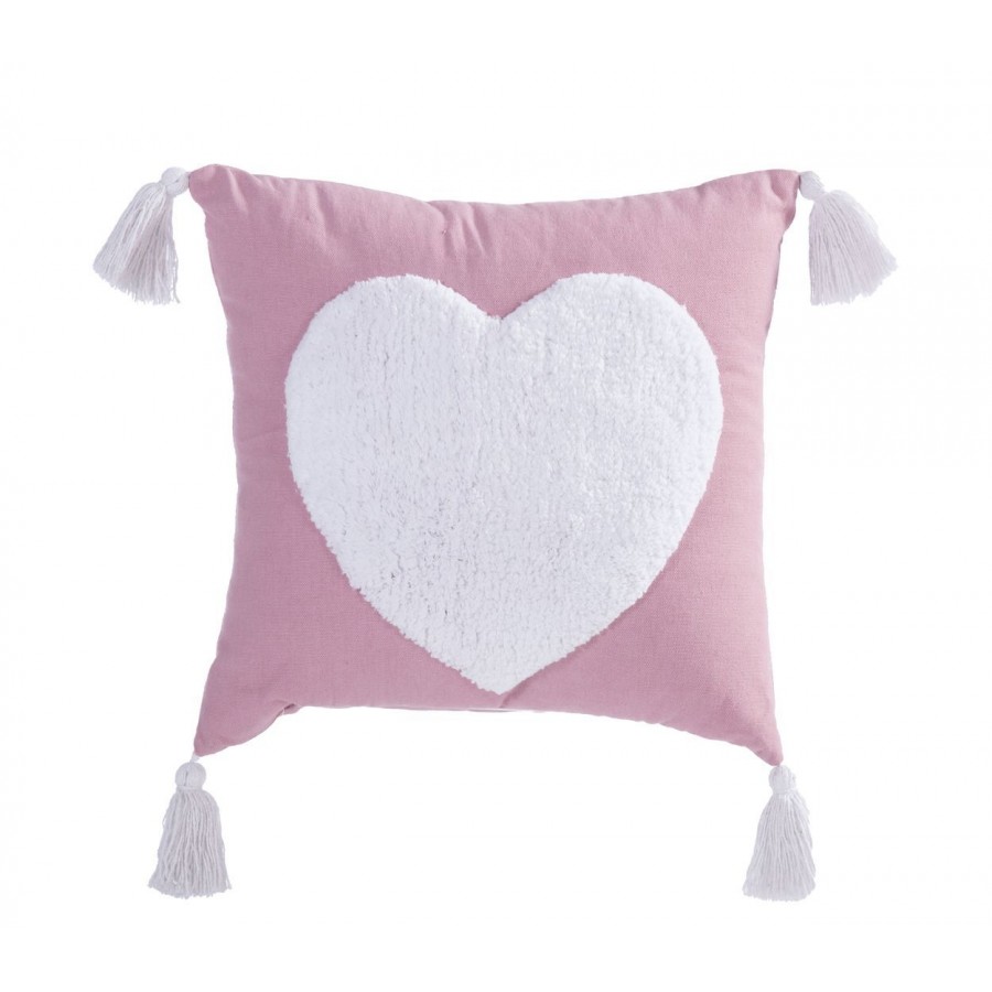 Μαξιλάρι Διακοσμητικό Hugging Heart 35X35 Pink Nef-Nef