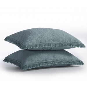 Μαξιλαροθήκες Σετ 2 Τεμαχίων March Blue 52X72 Aqua Nef-Nef