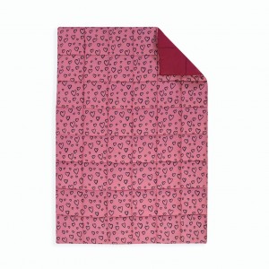 Παιδικό Πάπλωμα Μονό Monster Hearts Pink 160X220 Nef-Nef