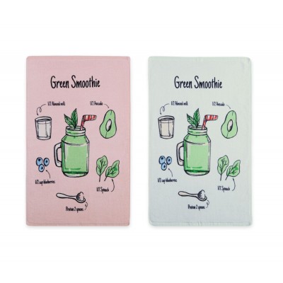 Ποτηρόπανο Βελουτέ Smoothie 40X60 Pink Nef-Nef