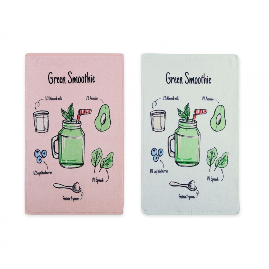 Ποτηρόπανο Βελουτέ Smoothie 40X60 Pink Nef-Nef