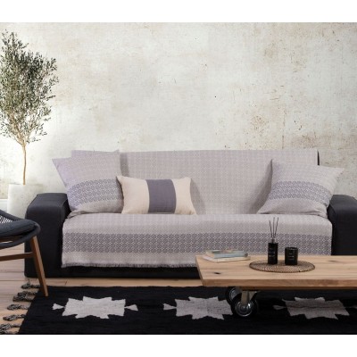 Ριχτάρι Τριθέσιου Καναπέ Guaver Grey 170X300 Nef-Nef