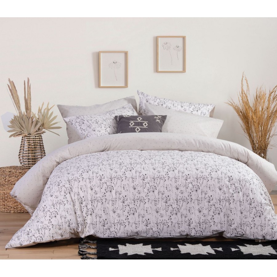 Σετ Παπλωματοθήκη Μονή Aria 23 Ecru 170X240 Nef-Nef