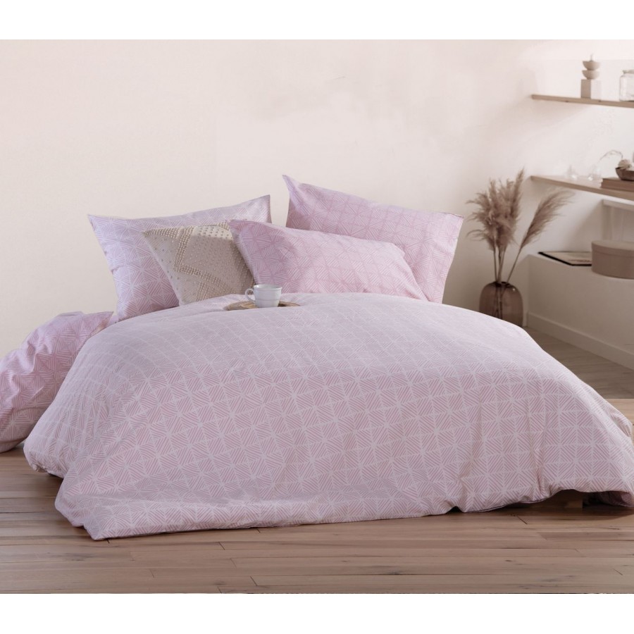 Σετ Σεντόνια Διπλά Colton 200X270 Rose Nef-Nef