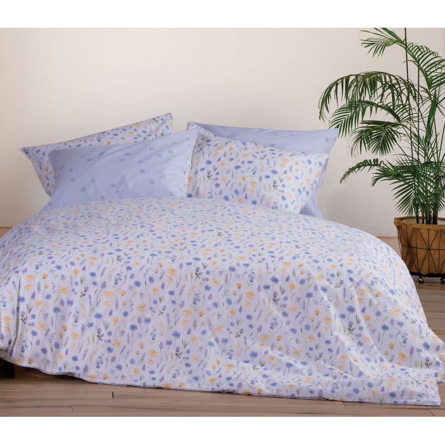 Σετ Σεντόνια Διπλά Merida 200X270 Lavender Nef-Nef