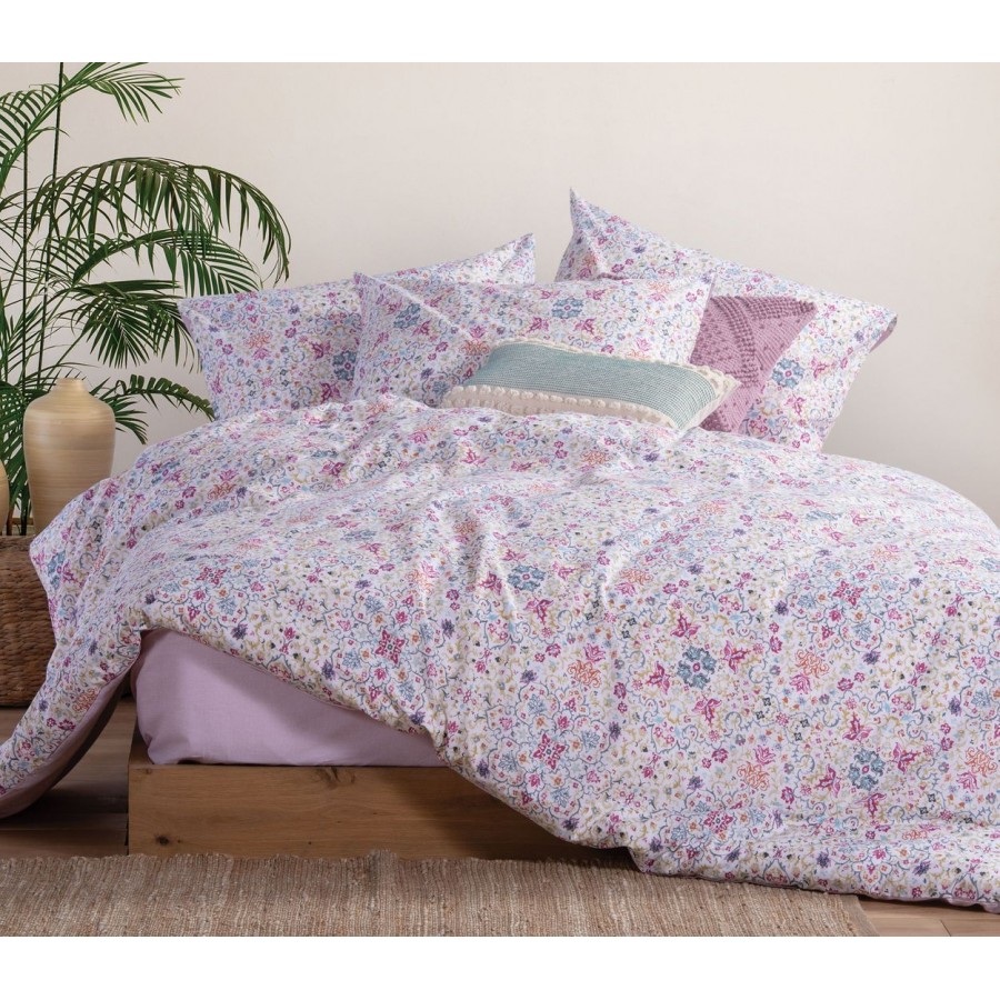 Σετ Σεντόνια King Size Dreamer Με λάστιχο 180X200+35 Multi Nef-Nef
