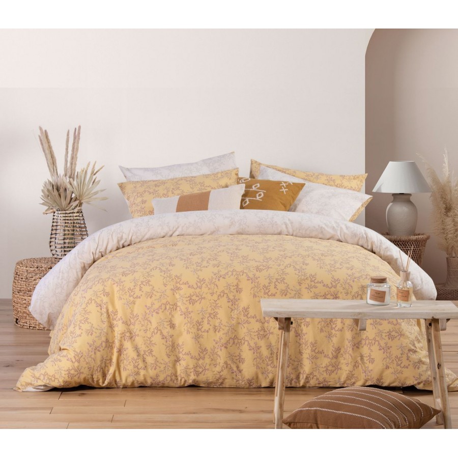 Σετ Σεντόνια King Size Femme Με Λάστιχο Yellow 180X200+35 Nef-Nef Σετ Σεντόνια King Size Femme Με Λάστιχο Yellow 180X200+35 Nef-Nef