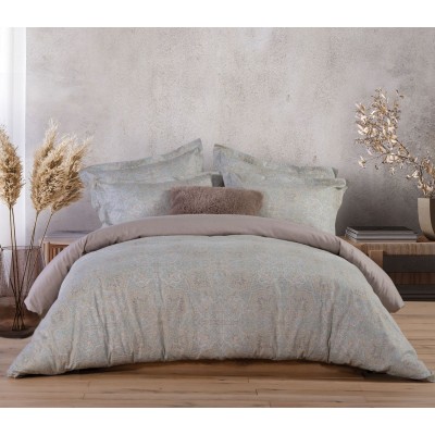 Σετ Σεντόνια King Size Insomnia Aqua-Beige 270X280 Nef-Nef