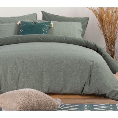 Σετ Σεντόνια King Size Weekend Green 270X260 Φανελένια Nef-Nef Σετ Σεντόνια King Size Weekend Green 270X260 Φανελένια Nef-Nef