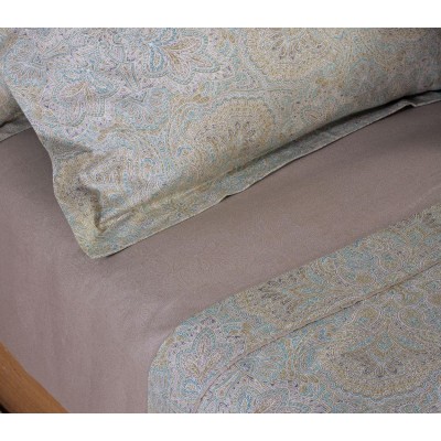 Σετ Σεντόνια Υπέρδιπλα Insomnia Aqua-Beige 240X270 Nef-Nef Σετ Σεντόνια Υπέρδιπλα Insomnia Aqua-Beige 240X270 Nef-Nef