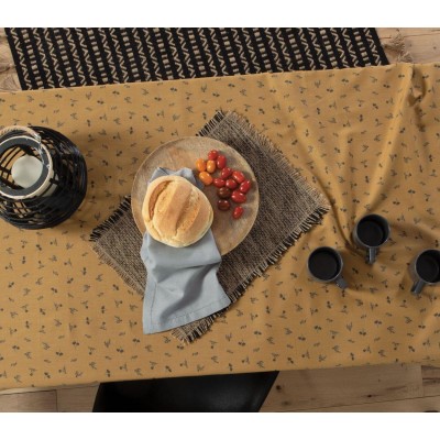 Τραπεζομάντηλο Delilah Mustard 140X140 Nef-Nef