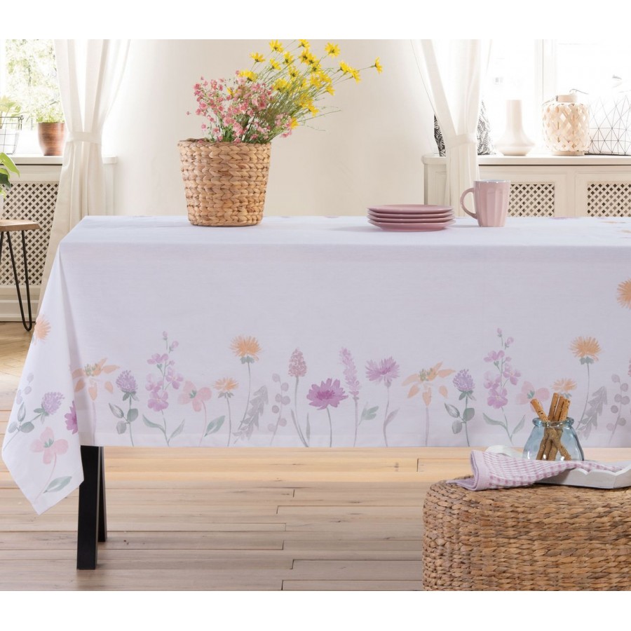 Τραπεζομάντηλο Merida 140X240 White Nef-Nef