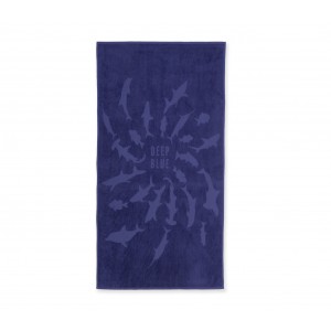 Πετσέτα Θαλάσσης Shark Style Blue 80X160 Nef-Nef