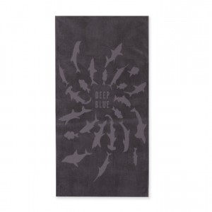 Πετσέτα Θαλάσσης Shark Style Grey 80X160 Nef-Nef