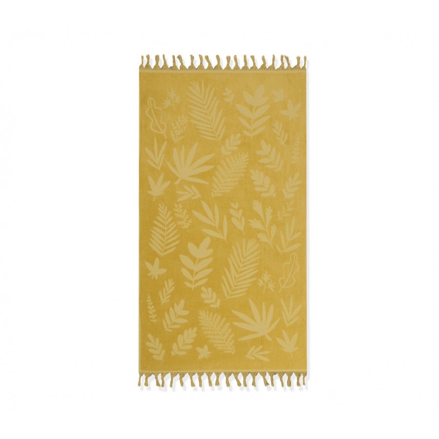 Πετσέτα Θαλάσσης Tropicana Yellow 80X160 Nef-Nef