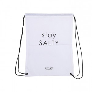 Τσάντα Θαλάσσης Stay Salty White 38X46 Nef-Nef