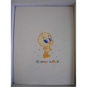 Baby Looney Tunes des.33  Βελουτέ Κουβέρτα Λίκνου