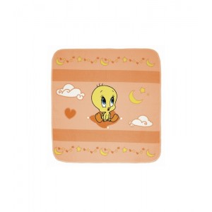 Βρεφική Κουβέρτα Φανελένια 90X90 Des.49 Baby Looney Tunes
