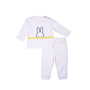 Σετ Φόρμας 2Τμχ Λευκό 12 Mηνών 80Cm Des.60 Miffy