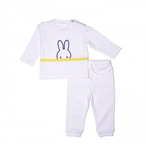 Miffy Des.60 Σετ Φόρμας 2τ Λευκό 12 Mηνών/80cm