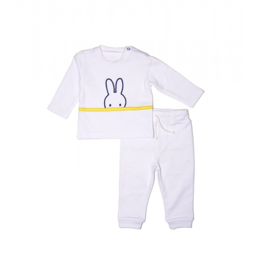 Miffy Des.60 Σετ Φόρμας 2τ Λευκό 12 Mηνών/80cm