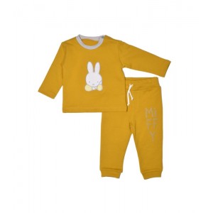 Miffy Des.65 Σετ Φόρμας 2τ Ώχρα 12 Mηνών/80cm