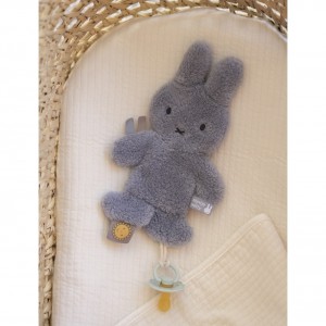 Miffy Fluffy Πανάκι Παρηγοριάς με Κλιπ Πιπίλας Ραφ